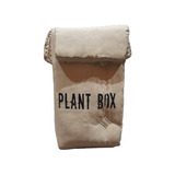 Maceta Ceramica Para Planta  Simula Un Box Es Un Plant Box