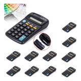 Calculadora De Bolsillo De 8 Dígitos Modelo Kk-402 - 10 Unidades Color Negro