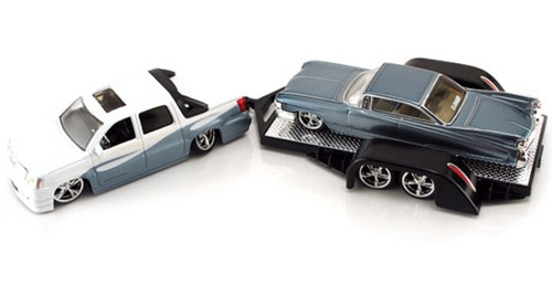 Jada Cadillac & Escalade 1:64 Reboque Pickup Case Acrílico