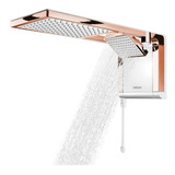 Chuveiro Acqua Duo Branco/rose Gold 6800w 220v Lorenzetti