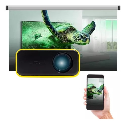 Projetor Portátil Mini Espelhamento Celular Bivolt Tv