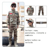 Traje De Rana Táctica De Entrenamiento Militar Para Niños