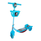 Patinete Infantil 3 Rodas Com Regulagem De Altura Importway Cor Azul