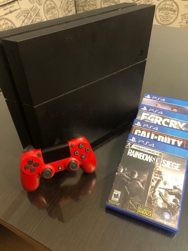 Ps4 - 500 Gb / 4 Juegos / 1 Joystick