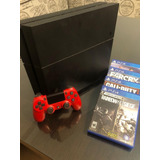 Ps4 - 500 Gb / 4 Juegos / 1 Joystick