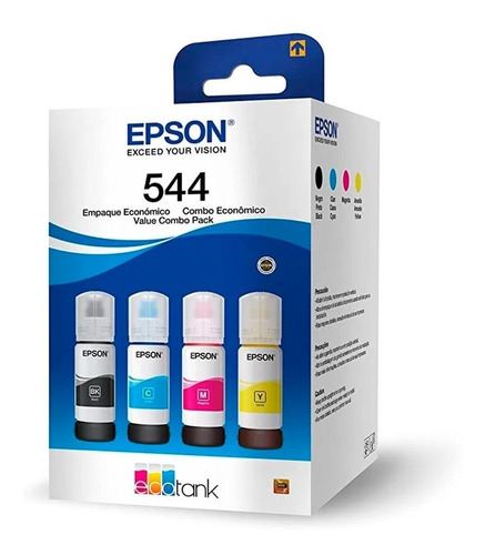 Kit Refil Tinta Epson 544 Original L1110/l3110/l3150/l3160