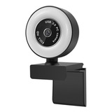 Camara Web Full Hd  Luz Dimer Led Webcam Microfono Pc Video