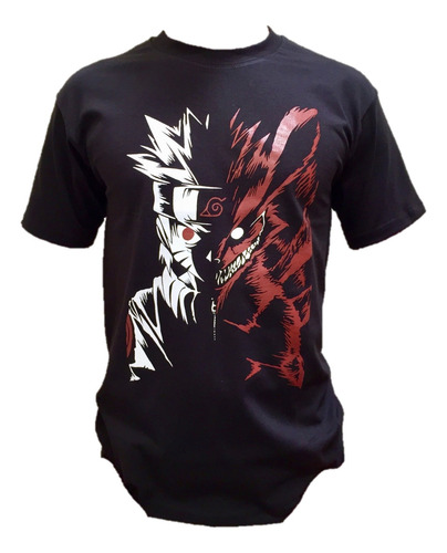 Playera Anime Naruto Zorro Nocturno