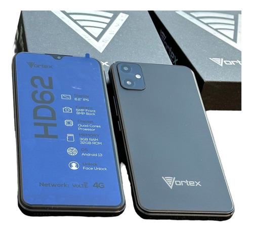 Telefono Celular Economico Barato Vortex Hd62 3gb Ram 32gb Expandible Quad Core 6.2  Android 13