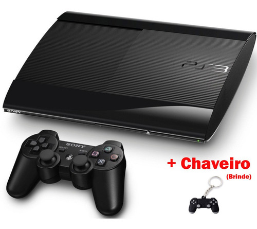 Playstation 3 Slim Controle + Jogos - Usado Muito Conservado