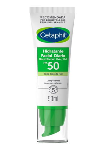 Crema Hidratante Facial Con Fps 50 Cetaphil 50 Ml.