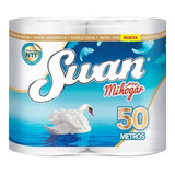 Papel Higiénico Swan Pack X 4 Rollos 50mts C/u