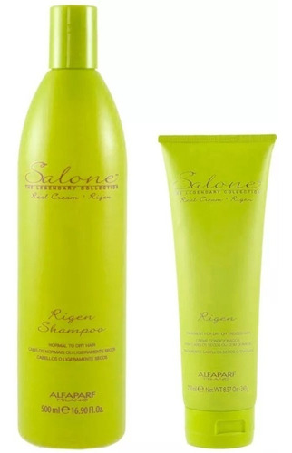 Kit Shampoo 500 + Tratamiento 250 Rigen Cabellos Secos Alfap