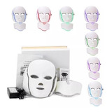 Mascara Led Con Cuello 7 Colores - Fototerapia Facial 