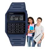 Relógio Casio Unissex Calculadora Digital Azul Ca-53wf-2bdf