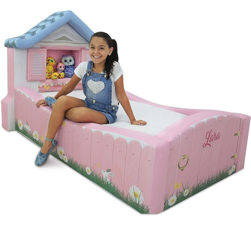 Cama Infantil Casinha - Personalizada - Impressão Digital