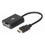 Conversor De Vídeo Hdmi Para Vga Com Saída De Áudio P2