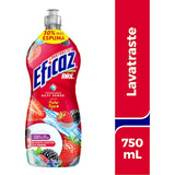 Eficaz Detergente Lavavajilla Pinol Frutos Rojos Líquido