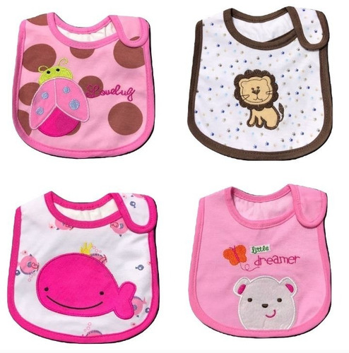 Baberos Impermeables Bebes Nene Y Nena Animales Super Oferta! *** Ilumina-2 *** Mercadolider Platinum Importadores!