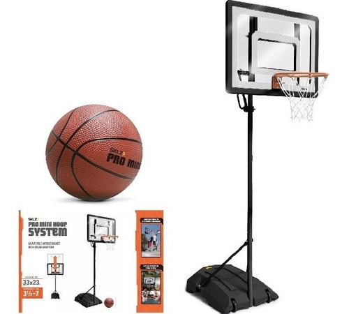 Tabela De Basquete Móvel E Ajustável Gears + Bola