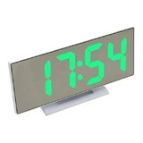 Relogio Despertador Mesa Digital Led Espelhado Tela Lcd Nf