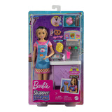 Barbie - Skipper First Job - Barra De Snacks - Mattel