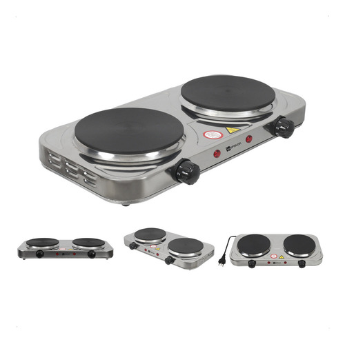 Cooktop Elétrico Disco Prata 2500w