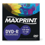 Dvd-r Gravável 4.7gb Envelope Maxprint