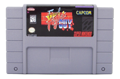 Final Fight Guy Americano Haggar Super Nintendo Snes Fita