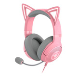 Fone Gamer Razer Kraken Kitty Edition V2 Pro Usb Rgb - Rosa