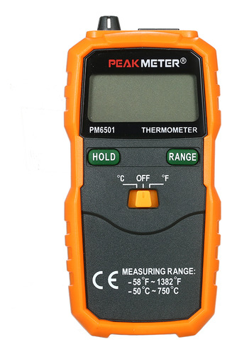 Termopar Tester Meter Hold/logging K Peakmeter