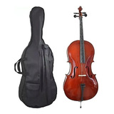 Violoncelo Cello 4/4 Capa Extra Luxo Arco E  Breu 