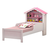 Quarto Menina Cama Infantil Princesa Solteiro Casinha Mdf