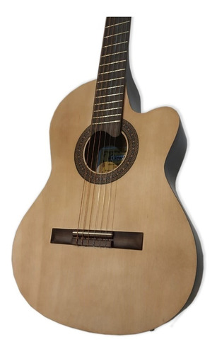 Guitarra Criolla Clasica Gracia Modelo C1 Con Eq Y Corte