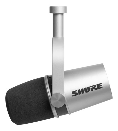 Microfone Shure Mv7 P/ Podcast Dinâmico Cardióide Preto