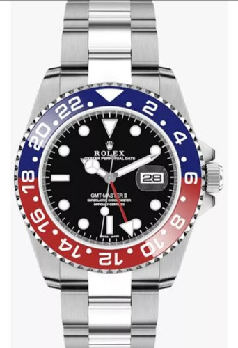Relógio Rolex Submariner Casual Pepsi