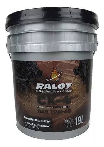 Aceite Raloy Diesel Imp Extra Performance 15w40 Ck4 / Sn 19l