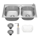 Kit Cuba Aço Inox Gourmet Nw Cozinha Acessórios Dupla