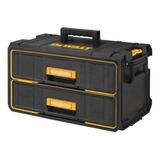 Caja Organizadora Toughsystem Dwst08290 Dewalt De Un Solo Color Con Doble Cajón