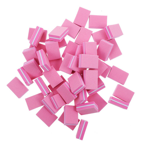 50 Mini Lima Buffer Sponge (color Al Azar) Manicure