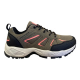 Zapatilla Montagne Fire T4 Mujer Trekking Outdoor Air Mesh