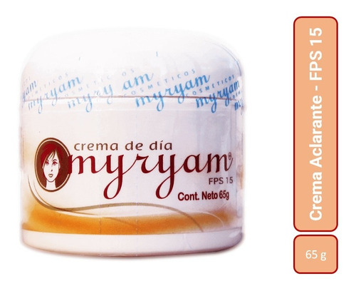 Crema Myryam De Día. Fps 15 Tipo De Piel Normal