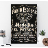 Vinilo Decorativo 20x30cm Pablo Escobar Medellin