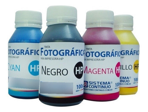 Tinta Fotografica Para Recargas De Hp X100ml Premium