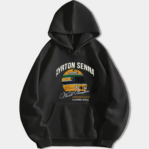 Sudadera Con Capucha Ayrton Senna, Estilo Vintage, Campeonat