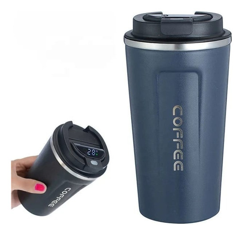 Vaso Termico Termo Para Cafe En Acero Inoxidable  380 Ml 