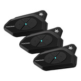 Pack X3 Intercomunicadores Bluetooth Fox G4 (4 Pilotos)