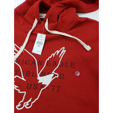 Sudadera American Eagle Algodon Rojo Men 