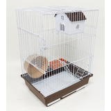 Casa Gaiola Roedor Hamster 3 Andares Casinha Roda Bebedouro