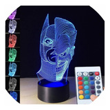 Batman Wason Lámpara Led Multicolor Personalizada + Control